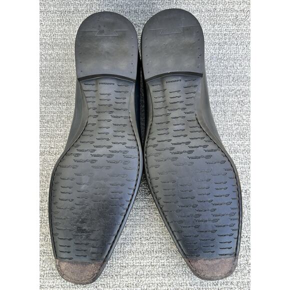 SANTONI Salem Cap Toe Black Leather Oxfords Men\'s Size 10 US main image 5